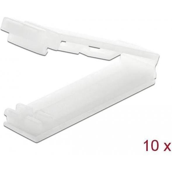 Delock, Kabelhalter, Kabelhalter Natural (Packung mit 10)