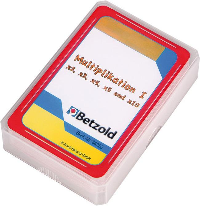 Actual product image Betzold Multiplication I - Magic Cylinder Card Set (German, 7 - 10 years)