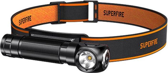 Actual product image Superfire 2-in-1 Headlamp TH04, 600lm, USB-C (600 lm)