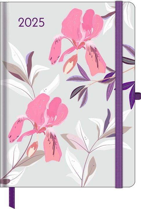 Produktbild Greenline Diary Floral 2025 Buchkalender, 16x22cm, Kalender mit hochwertigem Papier, praktische (16 x 22 cm, Deutsch)