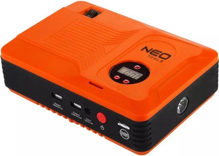 Neo Tools Boot unit (Jumpastarter unit, power supply - 14Ah, compressor 3.5BAR, flashlight) (400 A, 14000 mAh)