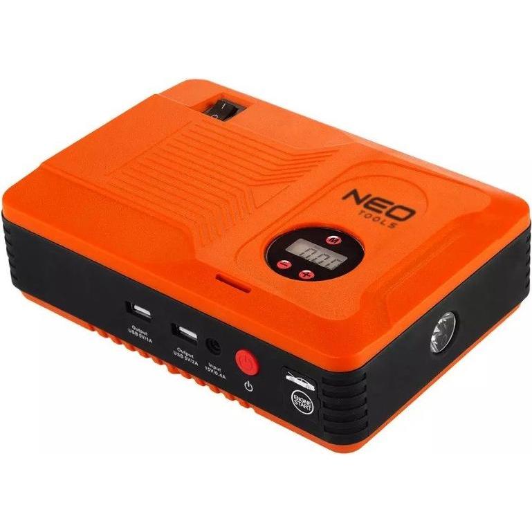 Neo Tools, Starthilfe, Boot unit (Jumpastarter unit, power supply - 14Ah, compressor 3.5BAR, flashlight) (400 A, 14000 m...