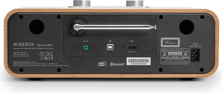 Produktbild Roberts Dab Fm Bt USB CD Stereo Blutune 300le Bois Cerisier (FM, DAB+, Bluetooth)