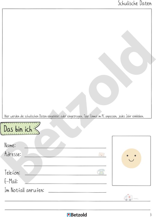 Produktbild Betzold Schüler-Logbuch (A5, Deutsch)
