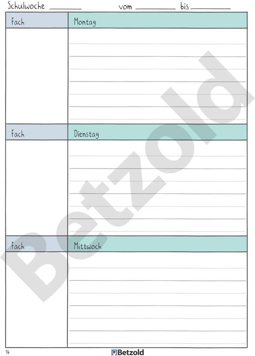 Actual product image Betzold Student Logbook (A5, German)