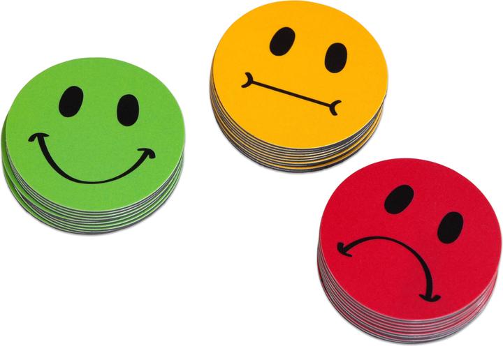 Betzold Smiley Magnete, 30 Stück (30 x)