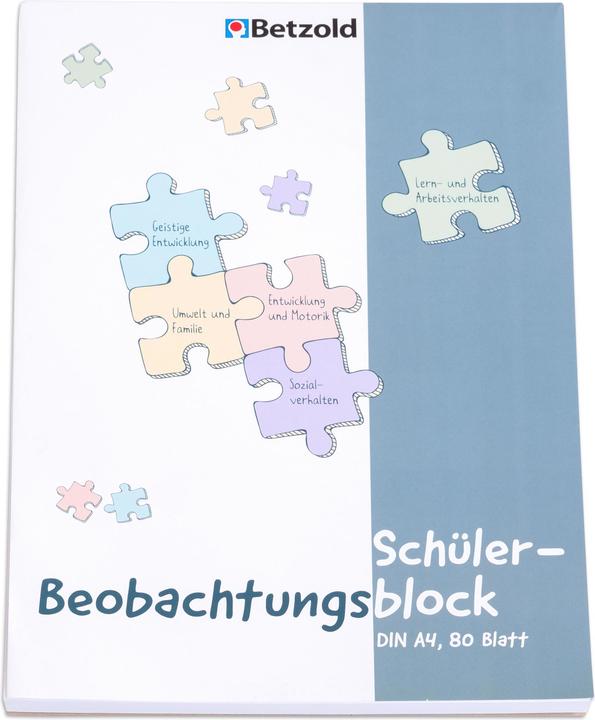 Betzold Schüler-Beobachtungsblock DIN A4, 80 Blatt (A4)