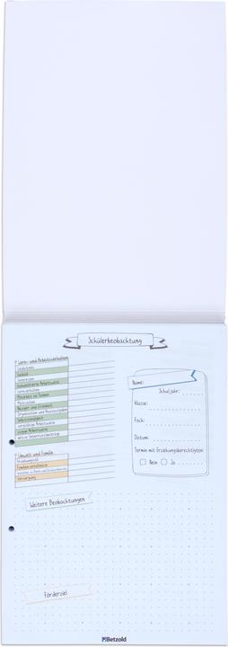 Produktbild Betzold Schüler-Beobachtungsblock DIN A4, 80 Blatt (A4)