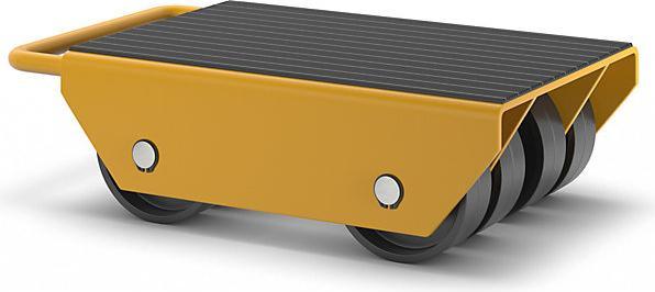 Produktbild eurokraft basic Transportroller mit Nylonrollen