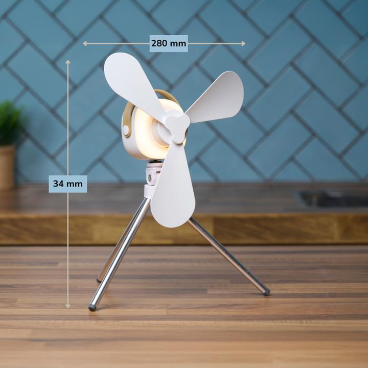 Image du produit Lifetime Air Ventilateur de table USB 12cm 2000mAh