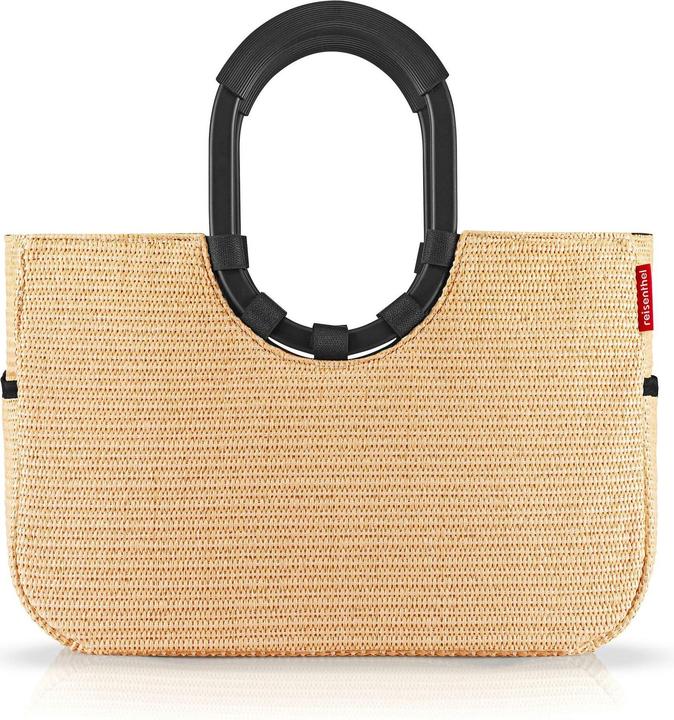 Actual product image reisenthel loopshopper M frame raffia black
