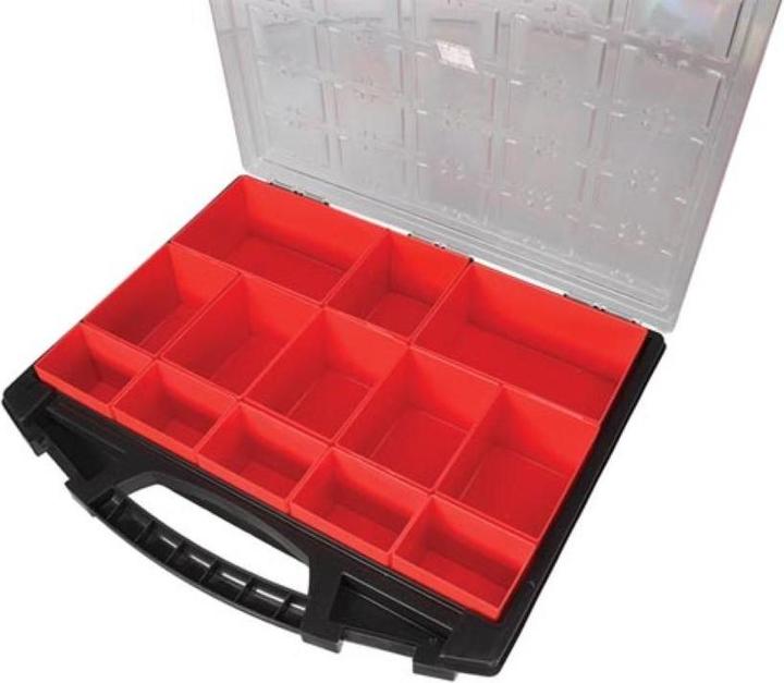 Actual product image Velleman - Organiser - 430 x 370 x 85 mm - 13 Removable Bins