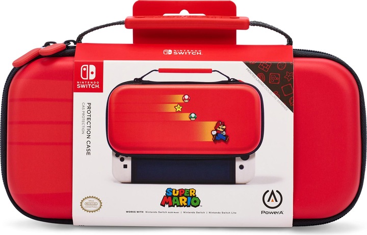 Actual product image PowerA Protective Cover for Nintendo Switch - Speedster Mario (Switch Lite, Switch OLED, Switch)