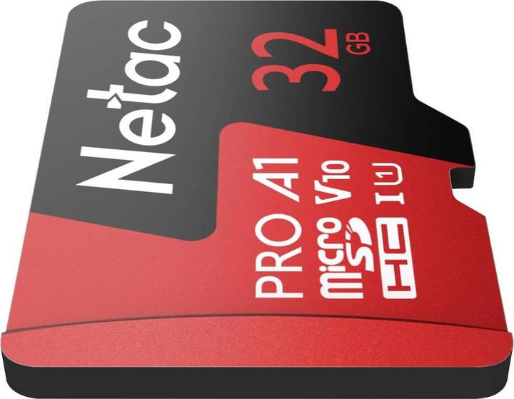 Productafbeelding Netac P500 Extreme Pro MicroSDHC 32GB V10/A1/C10 tot 100MB/s, wi (32 GB, microSDHC, U1, UHS-I)