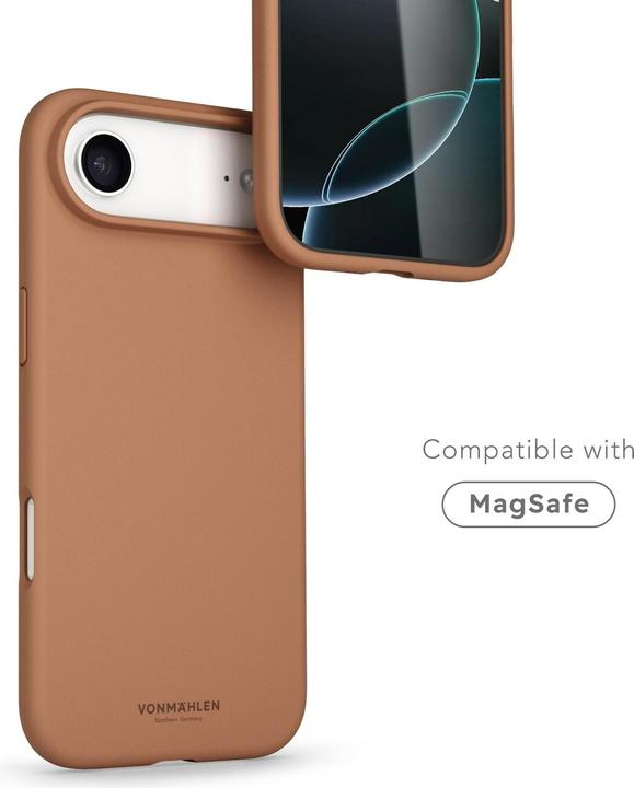 Immagine prodotto Vonmählen Back Cover Soft Silicone iPhone 17 Air Dark Cream (Apple iPhone 17 Pro)