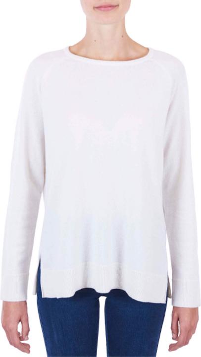 Produktbild Cash-Mere Kaschmir Rundhals Pullover mit Seitenschlitzen (M)
