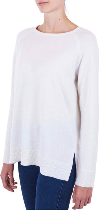 Produktbild Cash-Mere Kaschmir Rundhals Pullover mit Seitenschlitzen (M)