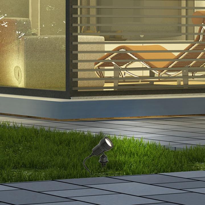 Actual product image Briloner LED outdoor light, black, 1xLED/GU10/3W (260 lm, GU10)