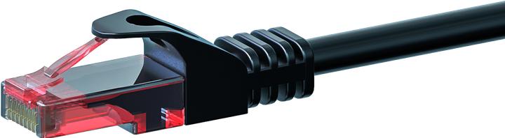 Produktbild Dsit CAT6 Netzwerkkabel, U/UTP, 2 meter, Schwarz, 100% Kupfer (CAT6, 2 m)