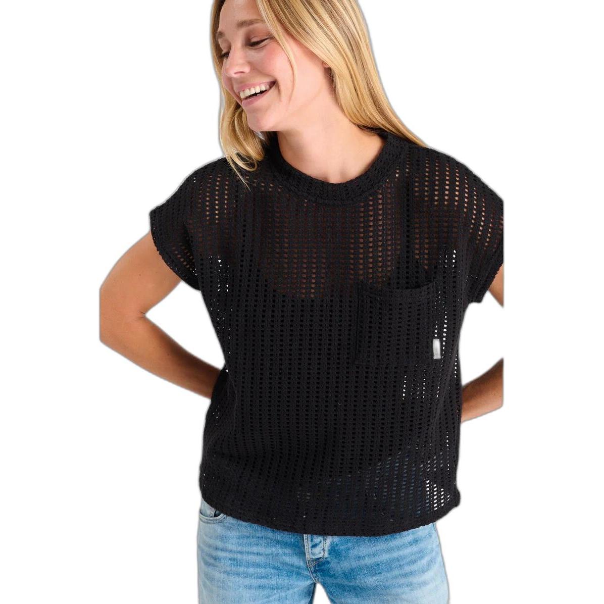 Le Temps Des Cerises, Damen, Shirt, Gafo, Schwarz, (XS)