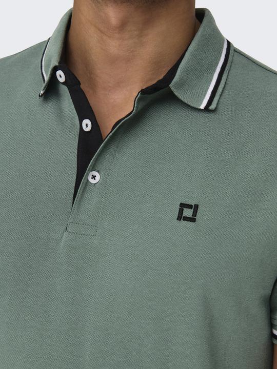 Produktbild Only & Sons Normal geschnitten Polokragen Poloshirt Polo (S)
