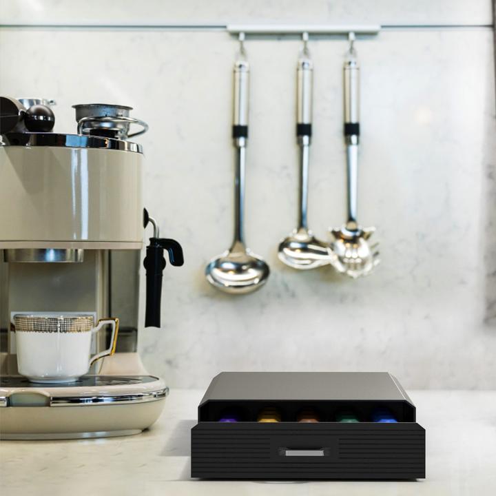 Actual product image Intirilife Storage drawer coffee capsules