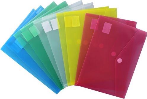 Immagine prodotto Herba-Plastic Busta portadocumenti A4 con chiusura a velcro 10 pezzi verde (A4, 10 x)