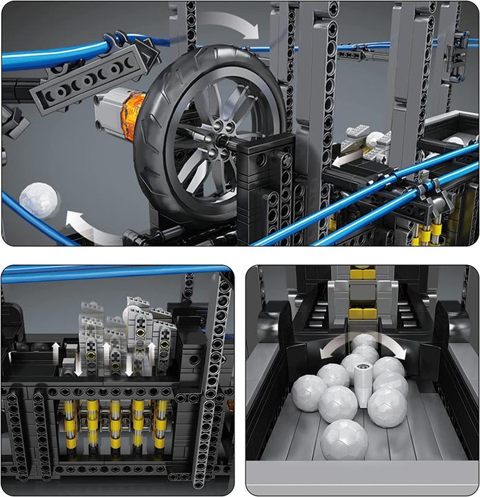 Actual product image Mould King Roller coaster (marble run)