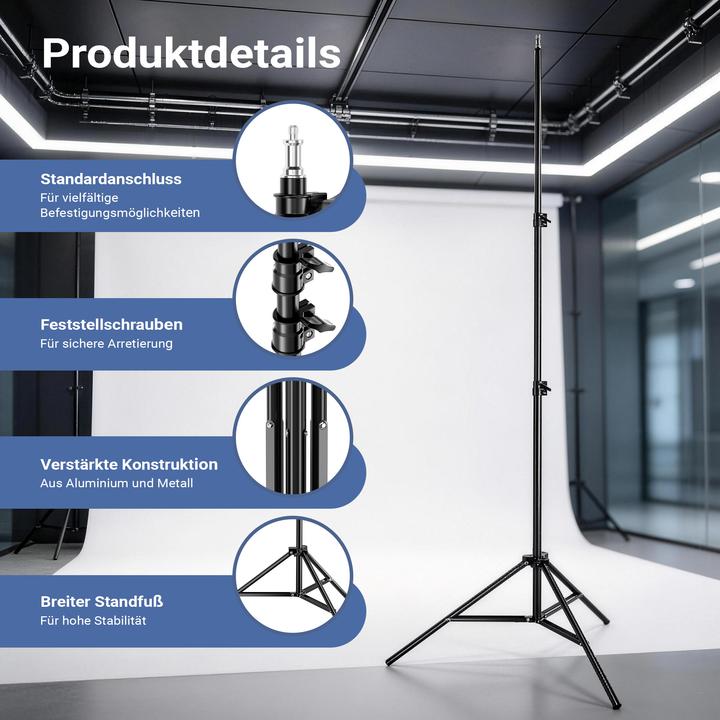 Actual product image Walimex pro LED 60 W Softbox Set with Stand, Bi-Colour Video Photo Light (Soft boxes)
