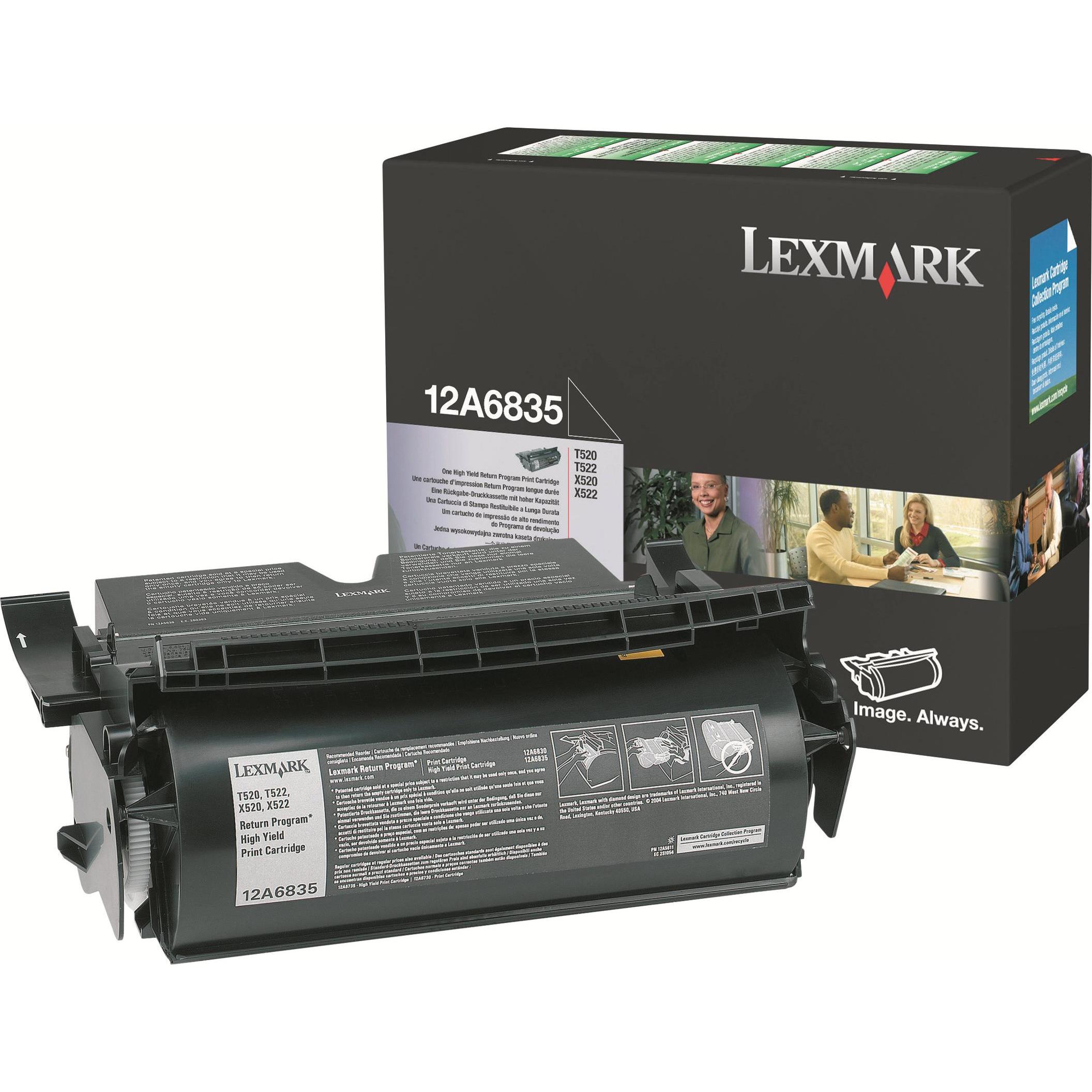 Lexmark, Toner, 12a6835k (BK)