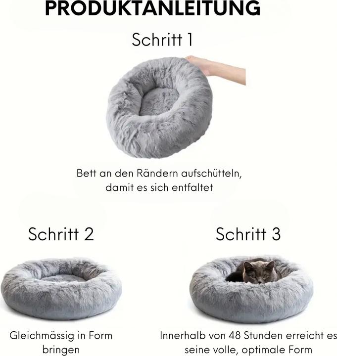 Actual product image Suba Donut Hunde- und Katzenbett (Cat, Dog)