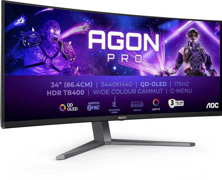Image du produit AOC Agon Pro (3440 x 1440 pixels, 34")