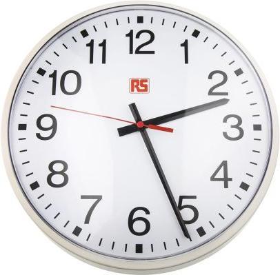 Produktbild RS PRO Wanduhr 306mm Alugehäuse (32 cm)