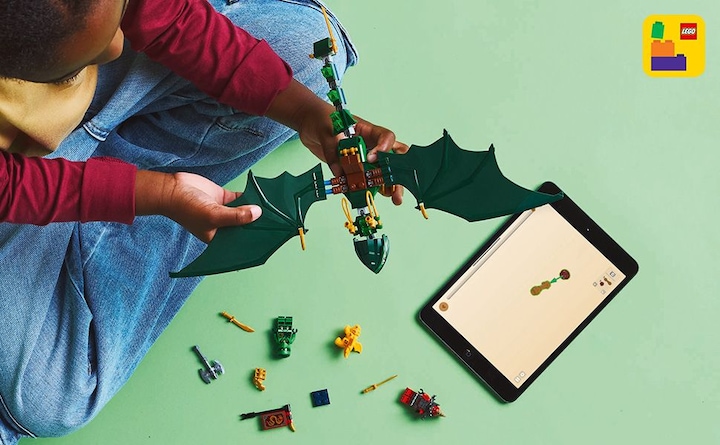 Produktbild LEGO Lloyds grüner Walddrache (71829, LEGO Ninjago)