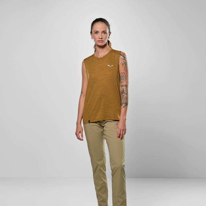 Actual product image Salewa Eagle Minilogo Merino Tank Top Da (46, L)