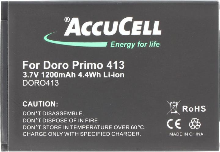Image du produit AccuCell Batterie Doro Primo 413 Batterie RCB413