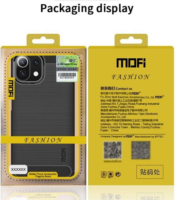 Actual product image Mofi Carbon Fiber TPU Series