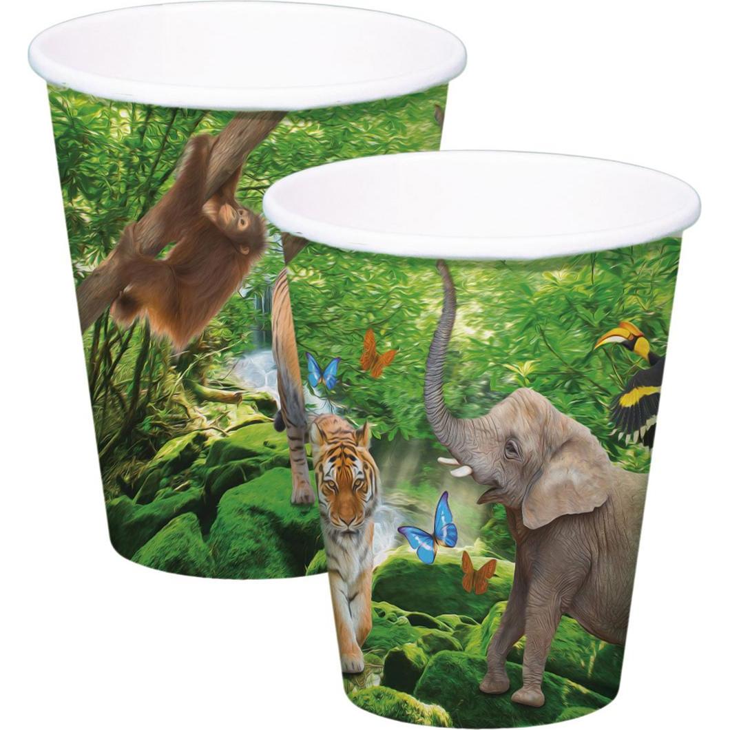 Folat, Einweggeschirr, Safari Becher 8ST. (8 x)