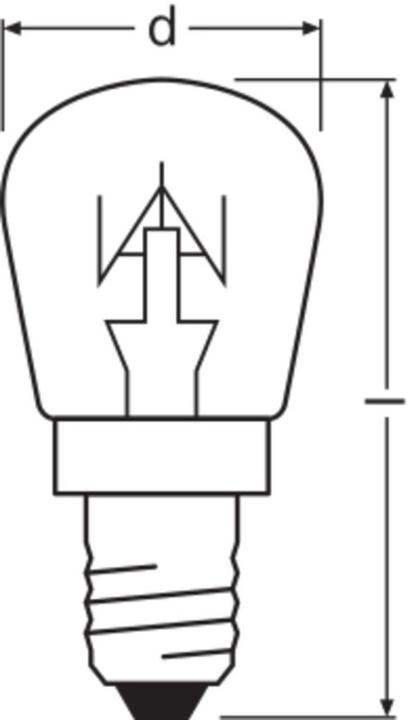 Produktbild Osram Ofenlampe Special (E14, 15 W, 85 lm, 1 x, G)
