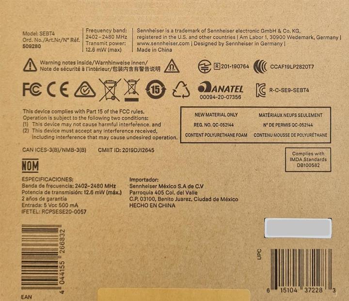 Produktbild Sennheiser HD 450SE Kabelloser Bluetooth Kopfhörer mit Alexa Integration, Bluetooth 5.0, ANC, Schwarz (ANC, 30 h, Kabellos)