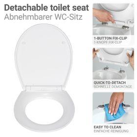 Produktbild Wenko WC-Sitz Silvi Duroplast
