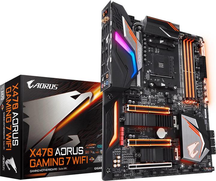 Produktbild Gigabyte X470 Aorus Gaming 7 (AM4, AMD X470, ATX)