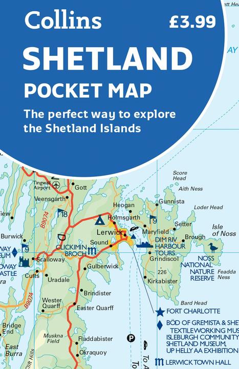 Produktbild Shetland Pocket Map
