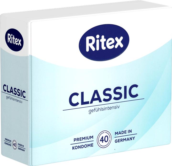 Produktbild Ritex Classic» 40 gefühlsintensive Kondome, ohne Latexgeruch (40 Stk.)