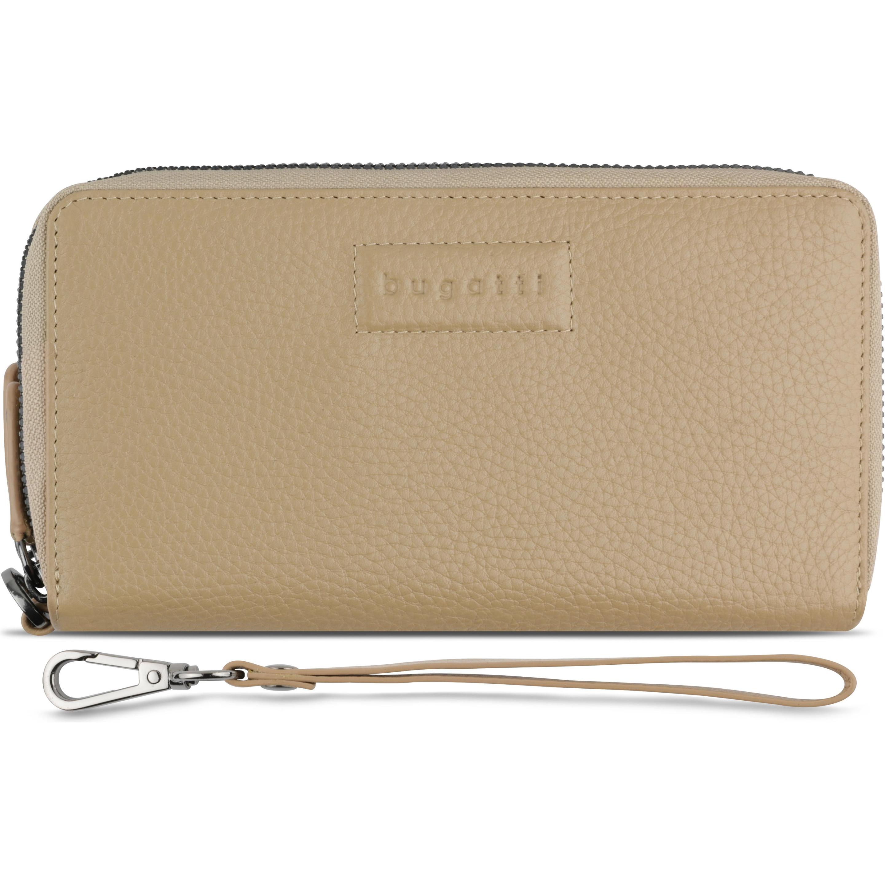 Bugatti, Damen, Portemonnaie, Geldbörse ELSA, Beige