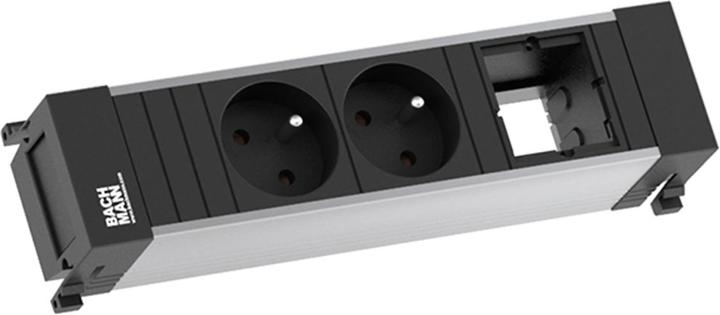 Produktbild Bachmann POWER FRAME - Steckdosenleiste - Wechselstrom 230 V (2 x, CEE 7/5, CEE 7/3, 0.20 m)