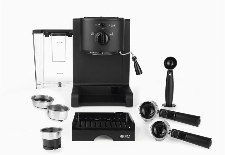Produktbild Beem Espresso Perfekt, Siebträger-Maschine, mattschwarz (EU-Stecker)