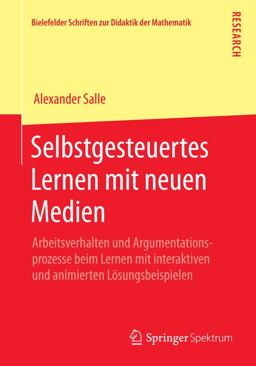 Produktbild Selbstgesteuertes Lernen mit neuen Medien (Deutsch, Alexander Salle, 2015)