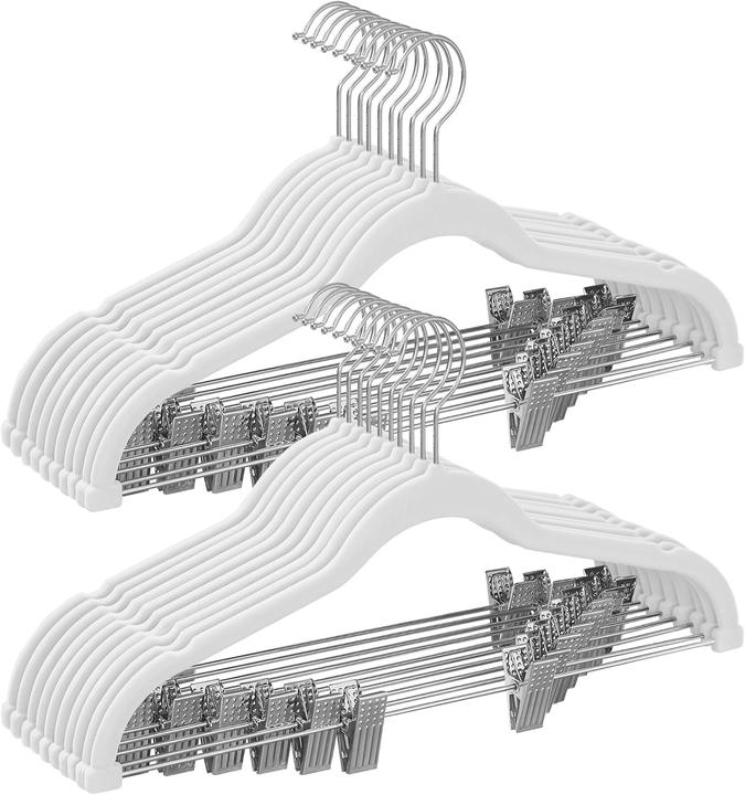 Actual product image Songmics Trouser hanger set (10 x)