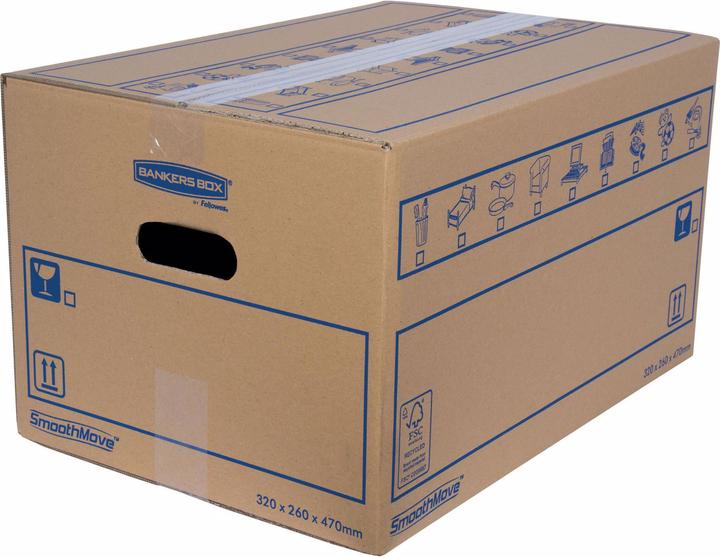 Actual product image Fellowes Smoothmove (set of 10) (61 x 41 x 46 cm, 115 l)